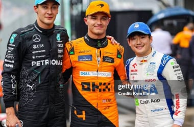 Brazil Grand Prix Qualifying: Lando Norris claims pole
amidst red flags and dicey weather conditions