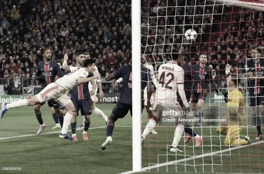 El Bayern vence por la mínima a un PSG al que condenó la expulsión de Dembélé