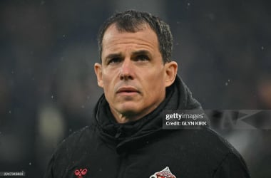 Regis Le Bris at Craven Cottage. (Photo by Glyn KIRK / AFP via Getty Images)