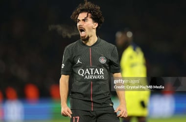 Vitinha celebrates his stunning goal to make it 1-1.(Photo by Crystal Pix/MB Media/Getty Images)