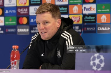 Eddie Howe in Marseille. (Photo by Jean Catuffe/Getty Images)