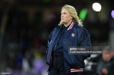 Emma Hayes as manager of the USA (Photo by Brad Smith/ISI Photos/USSF/Getty Images)