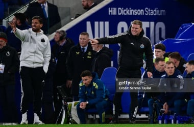 Thomas Frank at Everton. (Photo by Serena Taylor/Newcastle United via Getty Images)