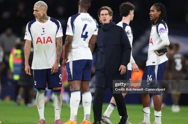 Thomas Frank after the final whistle. (Photo by Rob Newell - CameraSport via Getty Images)