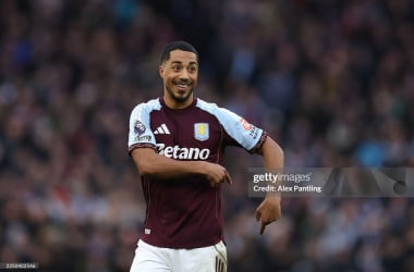 Youri Tielemans against Arsenal. (Photo by Alex Pantling/Getty Images)