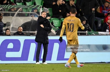Oliver Glasner against Shelbourne. (Photo by Charles McQuillan/Getty Images)