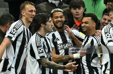 Newcastle United 3-2 Qarabag (9-3): Barcelona or Chelsea await Magpies in Champions League last 16 after sailing past Qarabağ