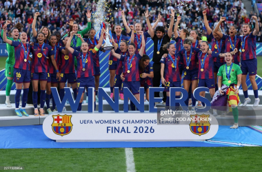 Barcelona 4-0 OL Lyonnes: Pajor and Paralluelo power Barca to fourth Champions League title