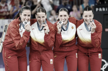 España atrapa una plata histórica en el 3x3 de baloncesto