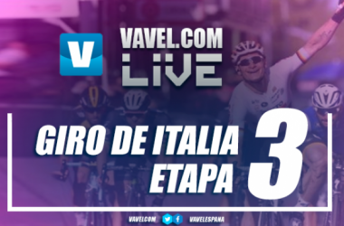 Resultado etapa 3 del Giro de Italia 2017: los abanicos le dan la primera a Fernando Gaviria