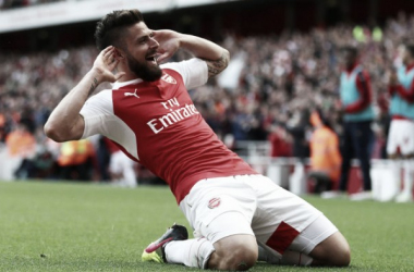 Olivier Giroud, MVP de la jornada 38 en la Premier League