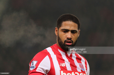 <span style="color: rgb(8, 8, 8); font-family: Lato, sans-serif; font-size: 14px; font-style: normal; text-align: start; background-color: rgb(255, 255, 255);">Glen Johnson of Stoke City during the Capital One Cup Semi Final first leg between Stoke City and Liverpool at Britannia Stadium on January 5, 2016 in Stoke on Trent, England. (Photo by Matthew Ashton - AMA/Getty Images)</span>