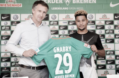 Serge Gnabry completes move to Werder Bremen
