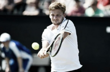 Goffin desafía al estándar de jugador sobre hierba