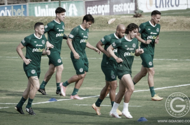 Treinamento realizado na terça-feira (27) fechou a preparação para a partida contra o Botafogo. (Foto: Assessoria Goiás E. C.)