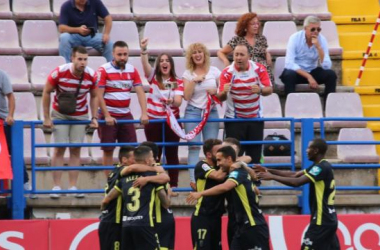 Victoria trabajada y sufrida del Granada CF ante el Extremadura