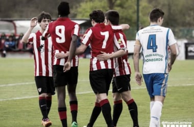 El Bilbao Athletic gana en un partido completo