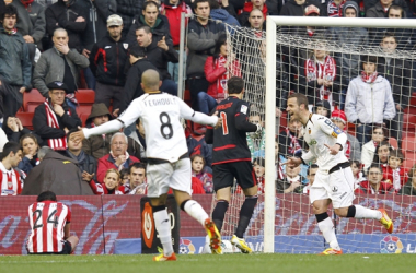 Athletic 0-3 Valencia. Los leones echan de menos a su rey