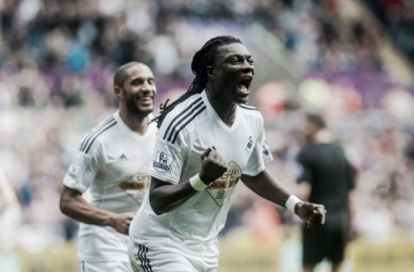 Swansea 3-1 Hull City: Gomis double adds to ten man Hull relegation fears