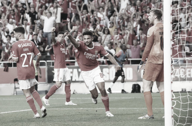 Benfica dio el primer golpe en el partido de ida | Fotografía: SL Benfica&nbsp;