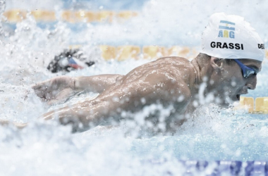 Natación: Grassi no pudo meterse en las semifinales de los 50m libres