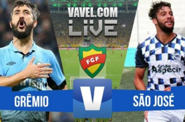 Resultado de Grêmio x São José-RS no Gauchão 2016 (0-2)