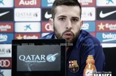 Jordi Alba: &quot;Messi es un jugador diez, el mejor del mundo&quot;