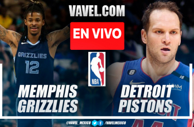 Memphis Grizzlies vs Detroit Pistons EN VIVO: ¿cómo ver transmisión TV online en NBA?