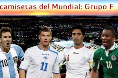 Las camisetas del Mundial de Brasil 2014: Grupo F