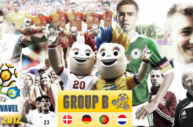 Grupo B de la Eurocopa 2012: Holanda, Dinamarca, Alemania y Portugal