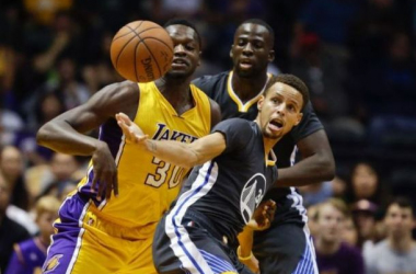 Los Angeles Lakers Take Down Defending Champs Golden State Warriors In Shortened Game