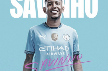 Savinho, nuevo futbolista del Manchester City