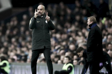 Guardiola lamenta la derrota y juzga el partido del Everton