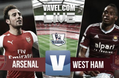 Jogo entre Arsenal x West Ham   pela Barclays Premier League 2015 (3 - 0)