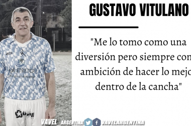 Gustavo Vitulano: ''Trato de representar lo mejor posible al club que quiero tanto''