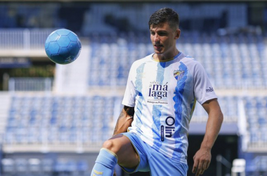 Sergio Castel: "El ambiente en La Rosaleda es de un equipo de Champions"