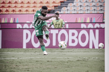 Álvaro Ángulo hizo historia: igualó el récord del gol más rápido en la historia de Atlético Nacional 