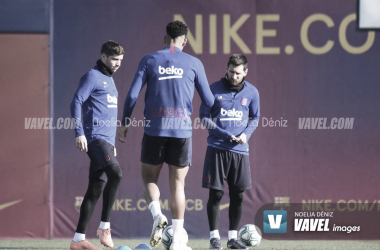 El Barça vuelve a los entrenamientos pensando en San Mamés