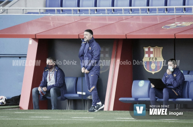 García Pimienta: "Los espectadores podrán ver el nivel de canteras de Barça y Espanyol"