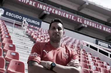 Insaurralde con la casaca roja (Foto: Prensa CAI)