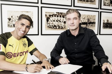 Hakimi llega al Dortmund cedido