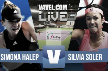 Resultado Simona Halep - Silvia Soler en Copa Federación (2-0)