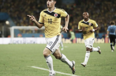 Colombia 2-0 Uruguay: James Rodriguez sends Colombia to Brazil quarter final clash with two sublime goals