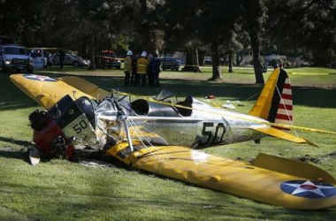 Harrison Ford, fuera de peligro tras estrellarse con su avioneta