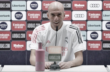 Zidane:&nbsp;&nbsp;"La final que tenemos es mañana. No existe pensar en el martes"