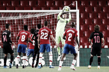 Courtois: "Tenemos que seguir presionando al Atleti"