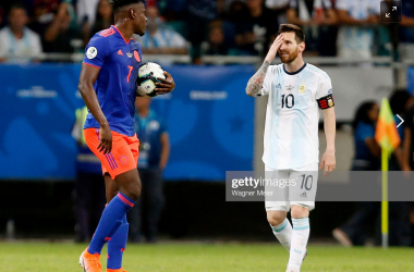 Colombia 2-0 Argentina: Messi left frustrated as Los Cafeteros take all three points in Group B&nbsp;