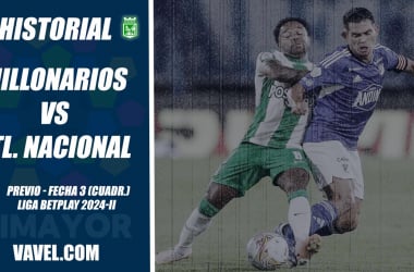 Historial Millonarios vs Atlético Nacional: el clásico colombiano lo domina el 'verdolaga'