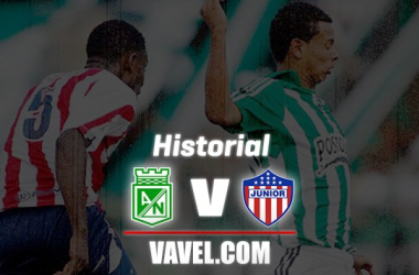 Historial entre Atlético Nacional y Atlético
Junior