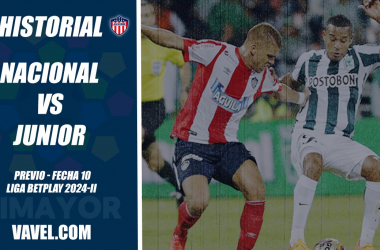 Historial Atlético Nacional vs Junior: superioridad del 'verde' paisa